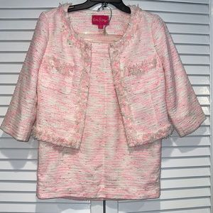 Lilly Pulitzer Summer Tweed Metallic Suit